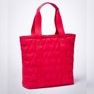NWT Victoria's Secret Heart Quilted Tote